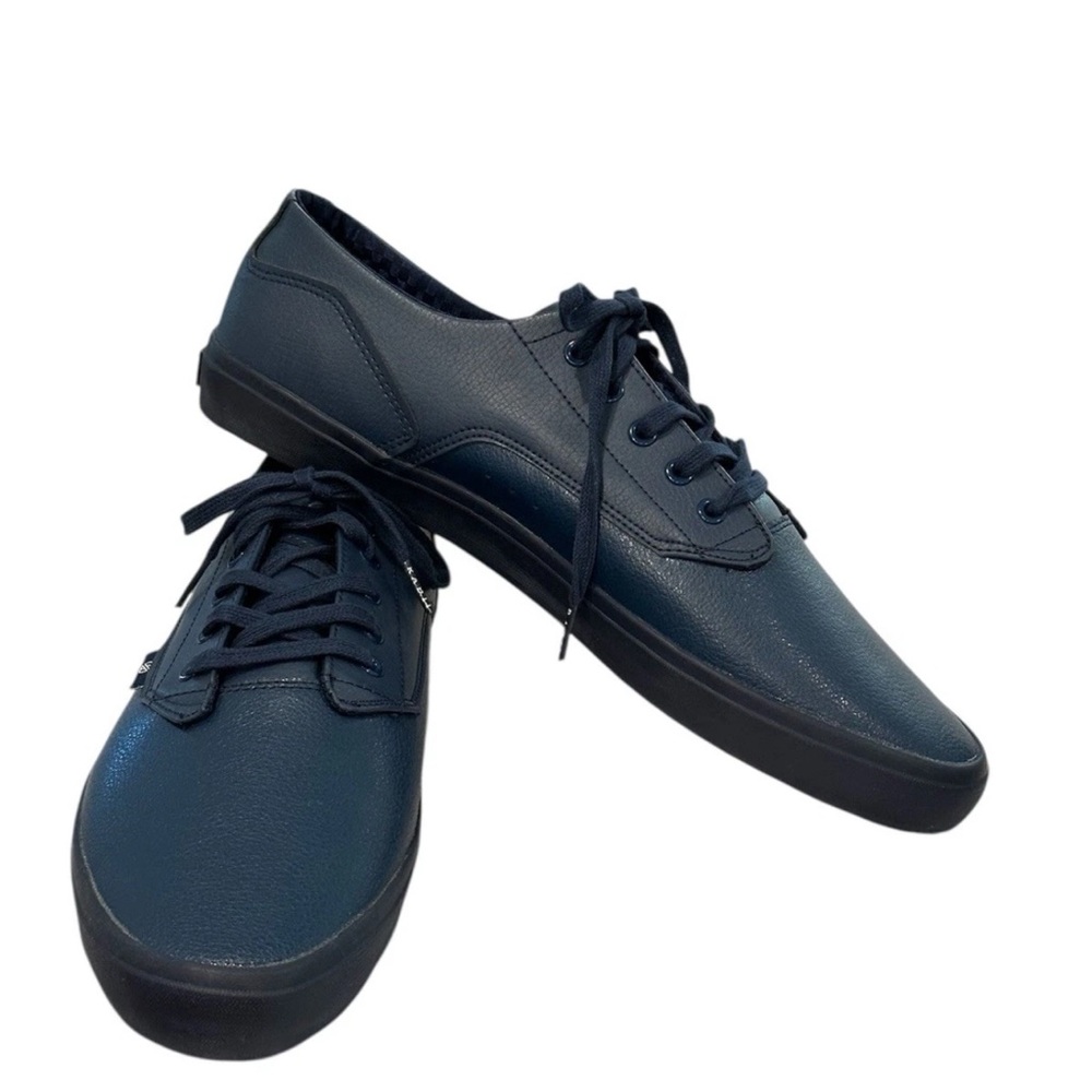Radii Men's Axel Leather Low Top Sneakers Size 13 Navy Blue